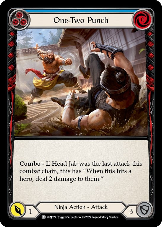 One-Two Punch (Blue) (22) - Flesh and Blood TCG Single