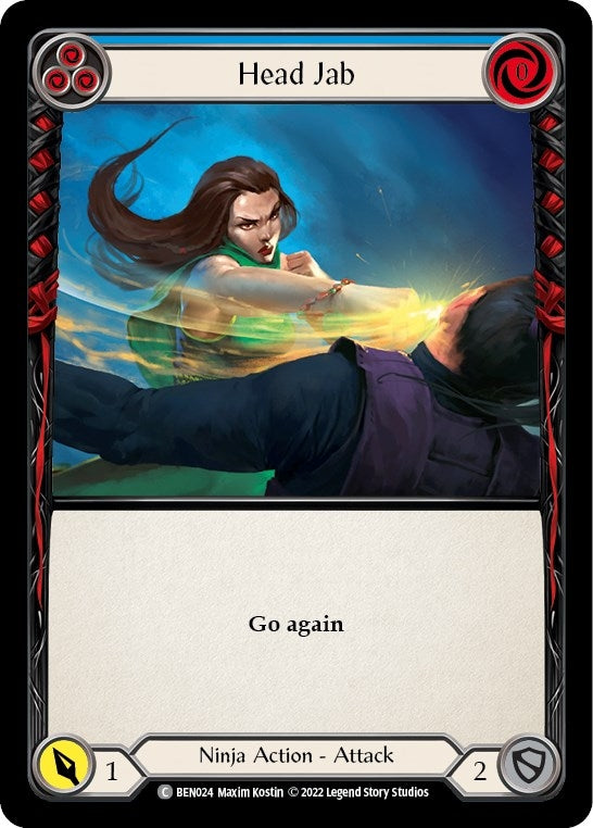 Head Jab (Blue) (24) - Flesh and Blood TCG Single