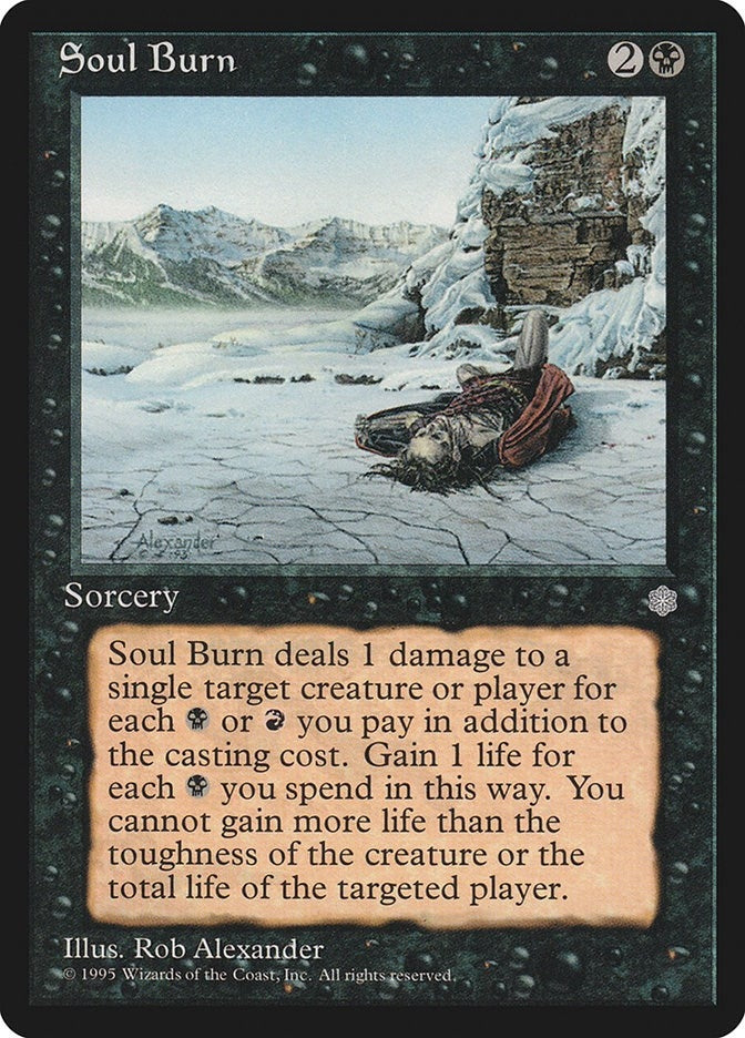 Soul Burn [ICE] - MTG Single