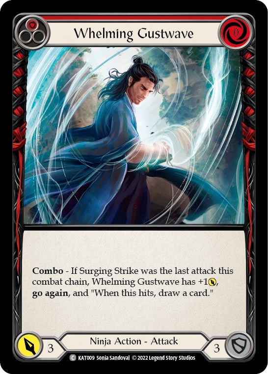 Whelming Gustwave (Red) (9) - Flesh and Blood TCG Single