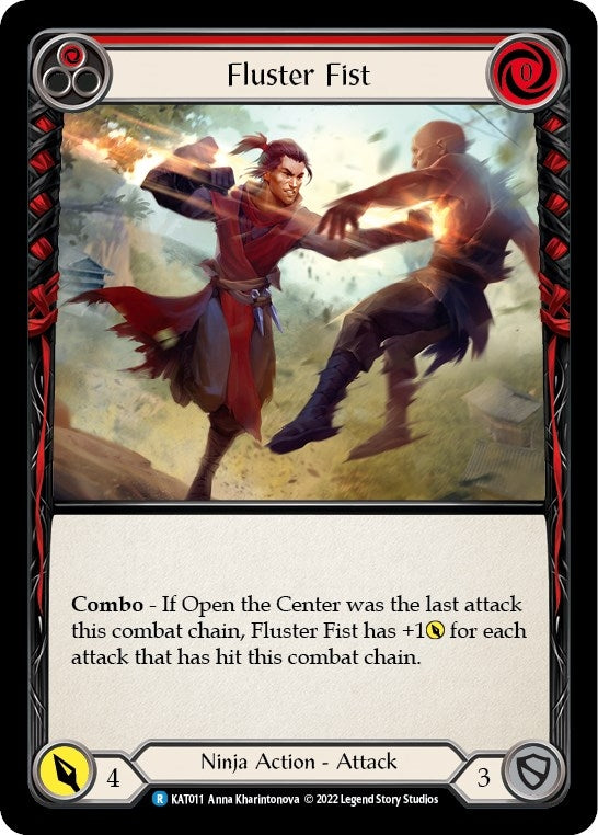 Fluster Fist (Red) (11) - Flesh and Blood TCG Single