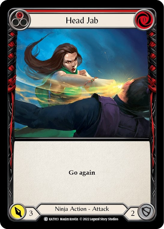 Head Jab (Red) (13) - Flesh and Blood TCG Single