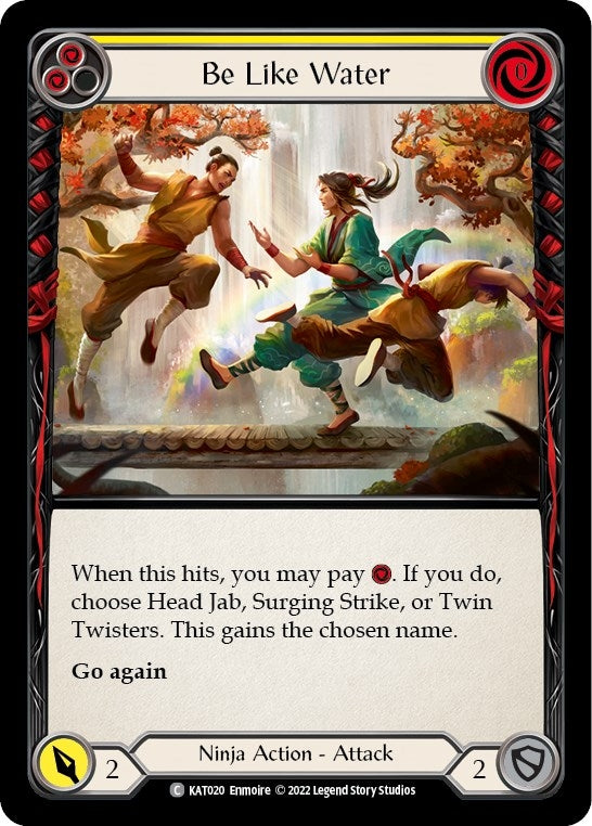 Be Like Water (Yellow) (20) - Flesh and Blood TCG Single