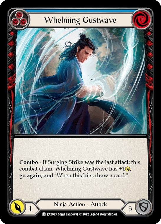 Image for Whelming Gustwave (Blue) (KAT023) - Flesh and Blood TCG