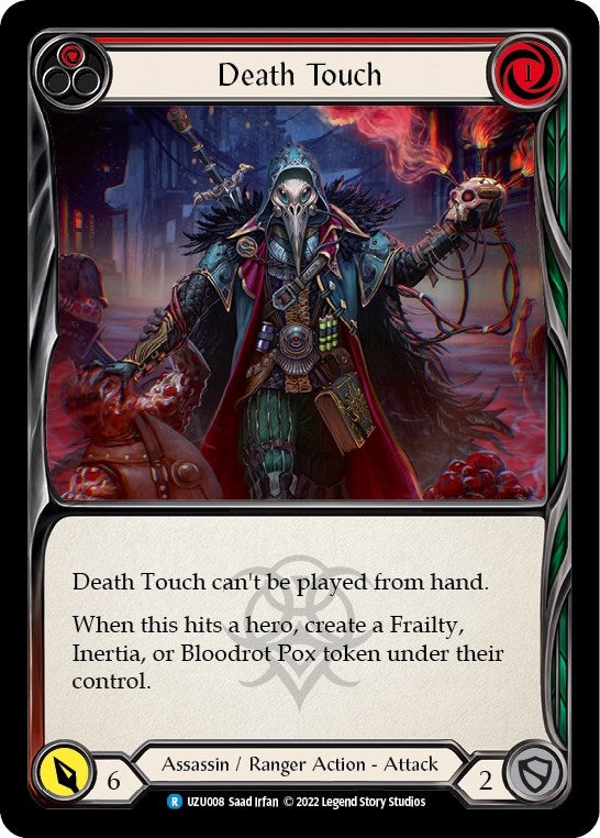 Death Touch (Red) (8) - Flesh and Blood TCG Single