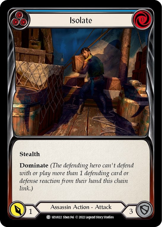 Isolate (Blue) (22) - Flesh and Blood TCG Single