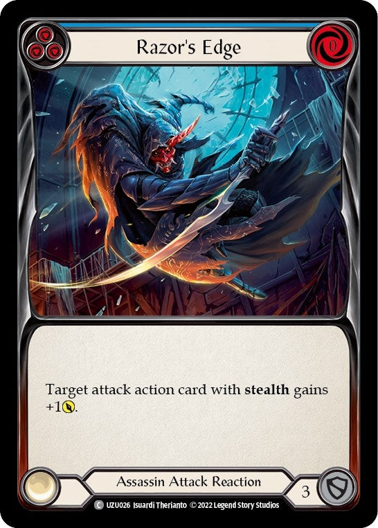 Razor’s Edge (Blue) (26) - Flesh and Blood TCG Single