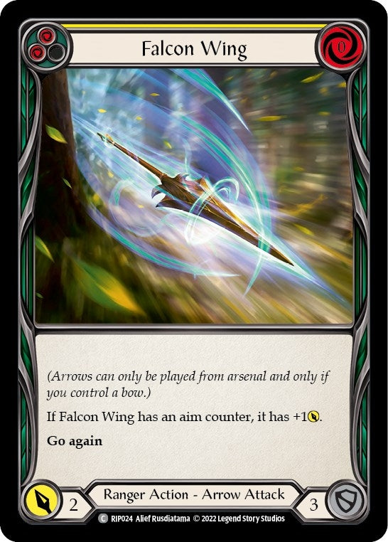 Falcon Wing (Yellow) (24) - Flesh and Blood TCG Single