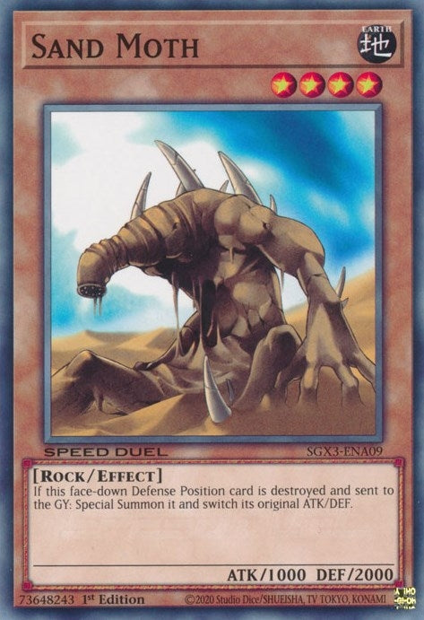 Sand Moth (309) (SGX3) - YuGiOh Single