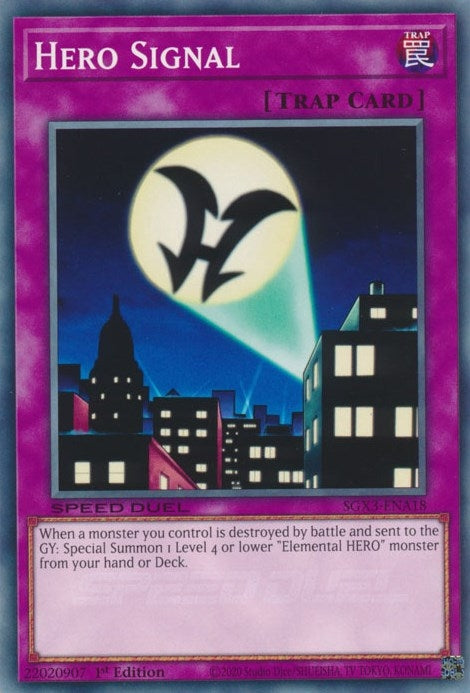 Hero Signal (318) (SGX3) - YuGiOh Single