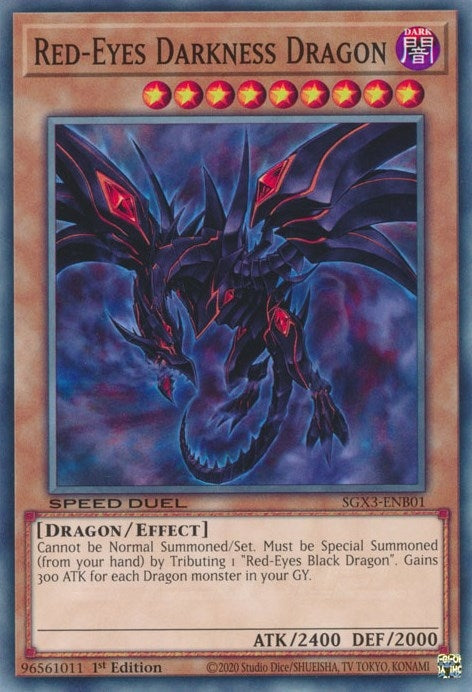 Red-Eyes Darkness Dragon (301) (SGX3) - YuGiOh Single