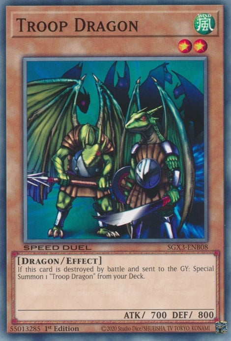 Troop Dragon (308) (SGX3) - YuGiOh Single
