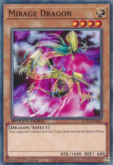 Mirage Dragon (309) (SGX3) - YuGiOh Single