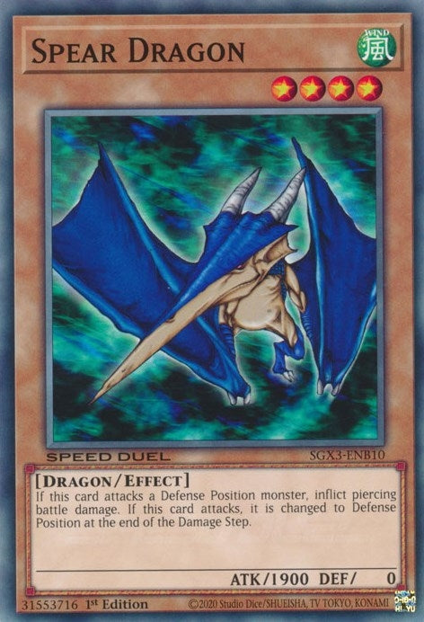 Spear Dragon (310) (SGX3) - YuGiOh Single