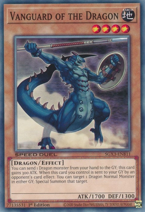 Vanguard of the Dragon (311) (SGX3) - YuGiOh Single