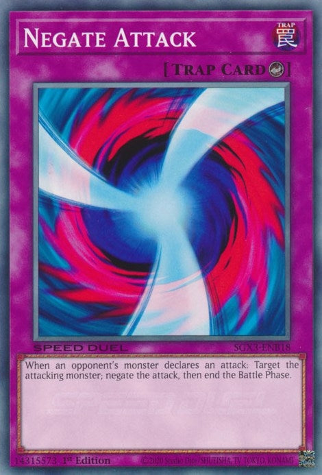 Negate Attack (318) (SGX3) - YuGiOh Single