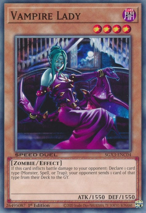 Vampire Lady (304) (SGX3) - YuGiOh Single