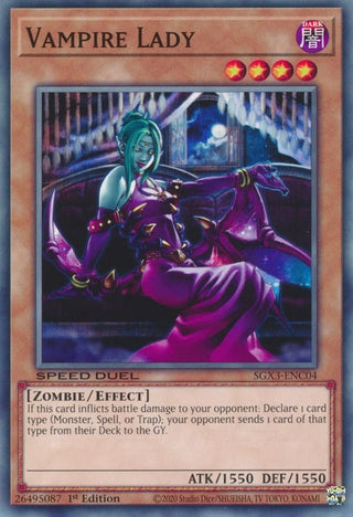 Vampire Lady (304) (SGX3) - YuGiOh Single