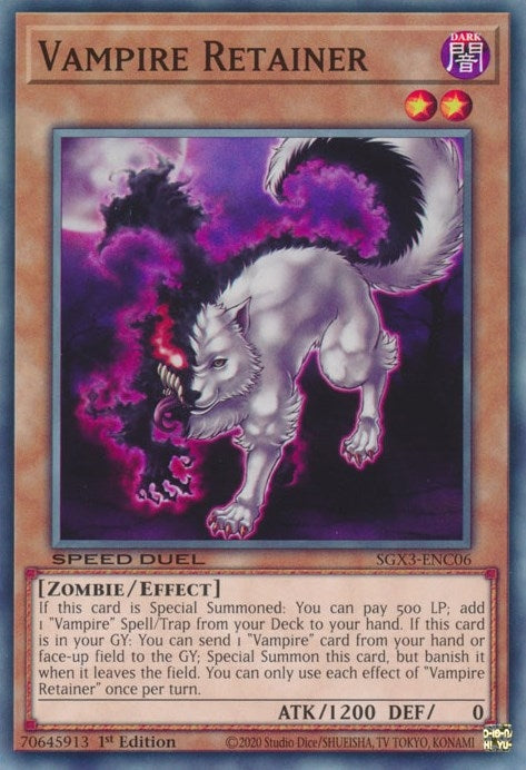 Vampire Retainer (306) (SGX3) - YuGiOh Single