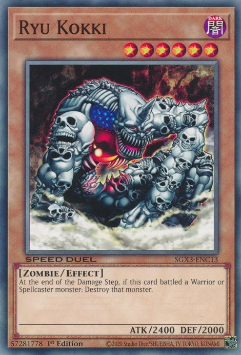 Ryu Kokki (313) (SGX3) - YuGiOh Single