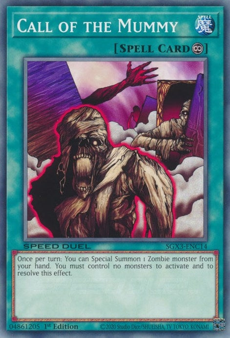 Call of the Mummy (314) (SGX3) - YuGiOh Single