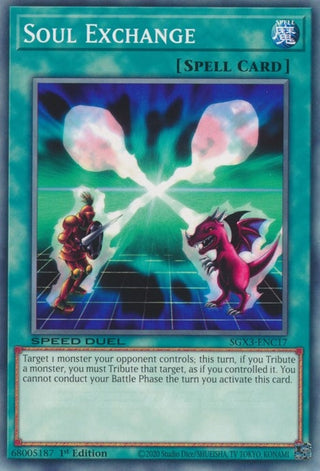 Soul Exchange (317) (SGX3) - YuGiOh Single