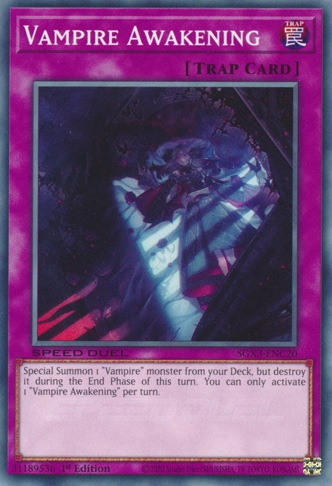 Vampire Awakening (320) (SGX3) - YuGiOh Single