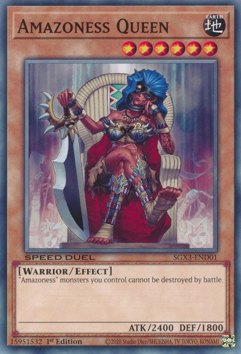 Amazoness Queen (301) (SGX3) - YuGiOh Single