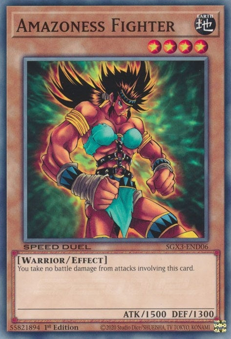 Amazoness Fighter (306) (SGX3) - YuGiOh Single