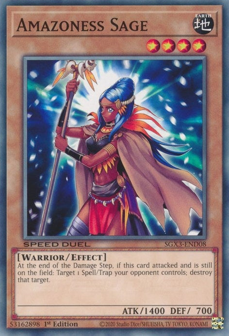 Amazoness Sage (308) (SGX3) - YuGiOh Single