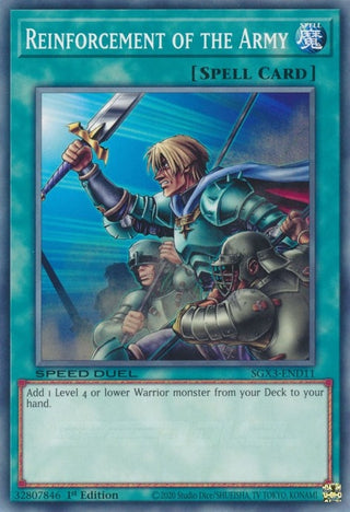 Reinforcement of the Army (311) (SGX3) - YuGiOh Single