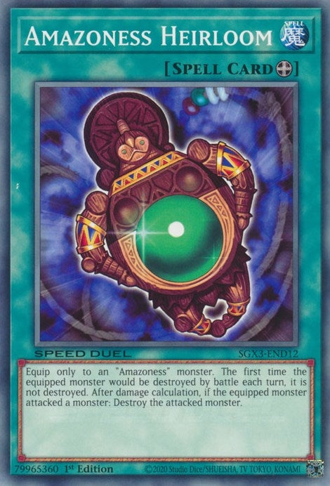 Amazoness Heirloom (312) (SGX3) - YuGiOh Single