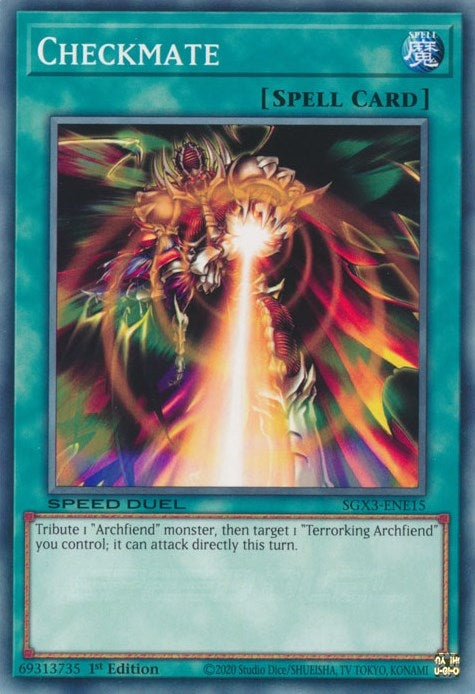 Checkmate (315) (SGX3) - YuGiOh Single