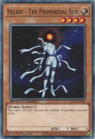Helios - The Primordial Sun (301) (SGX3) - YuGiOh Single