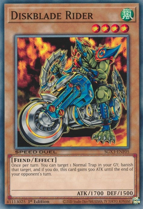 Diskblade Rider (305) (SGX3) - YuGiOh Single