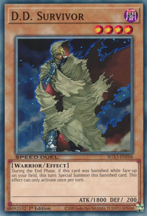 D.D. Survivor (306) (SGX3) - YuGiOh Single