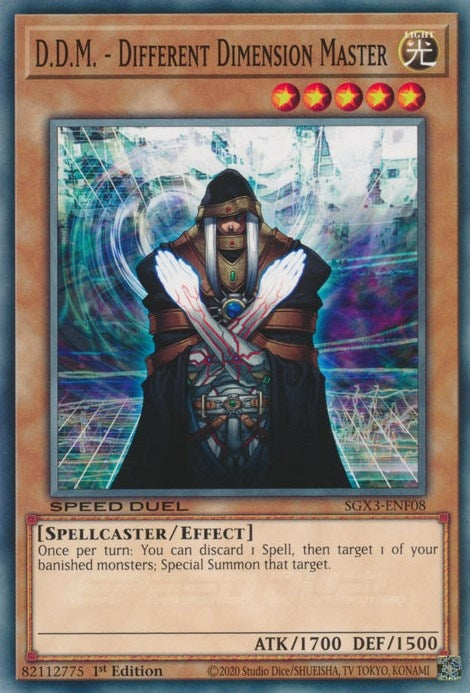 D.D.M. - Different Dimension Master (308) (SGX3) - YuGiOh Single