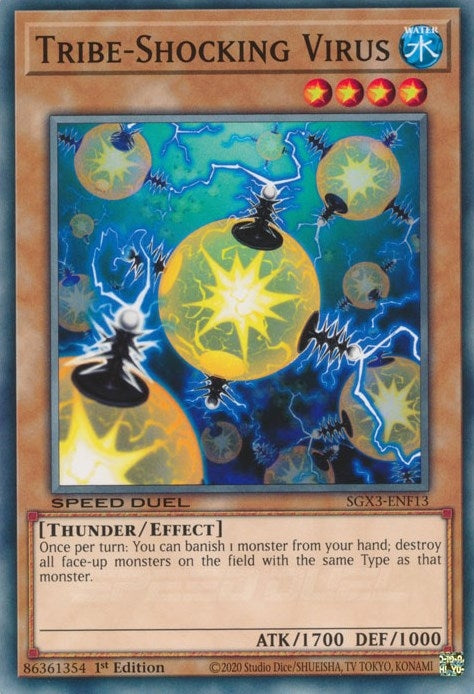 Tribe-Shocking Virus (313) (SGX3) - YuGiOh Single