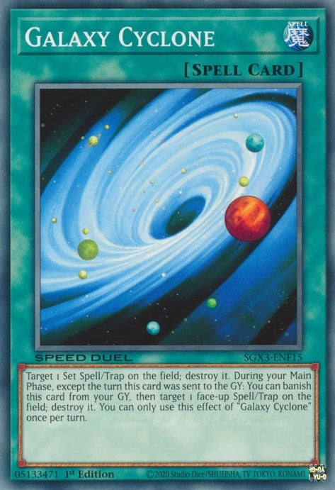 Galaxy Cyclone (315) (SGX3) - YuGiOh Single