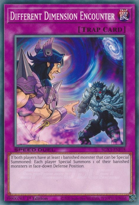 Different Dimension Encounter (318) (SGX3) - YuGiOh Single