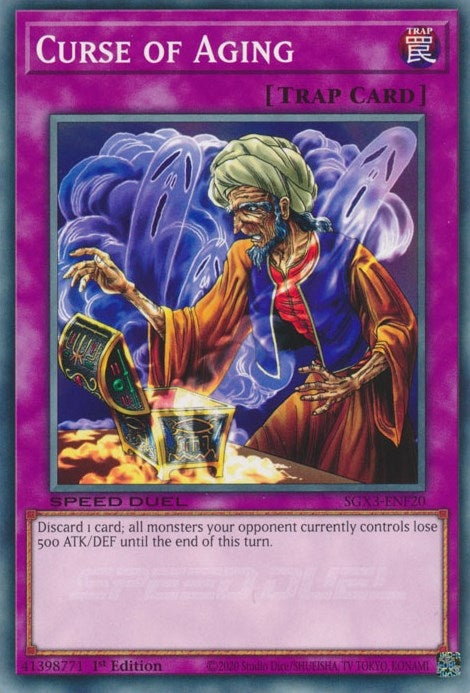 Curse of Aging (320) (SGX3) - YuGiOh Single