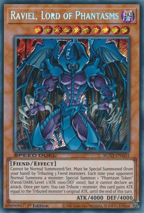 Raviel Lord of Phantasms (303) (SGX3) - YuGiOh Single
