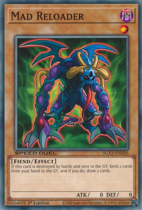 Mad Reloader (305) (SGX3) - YuGiOh Single