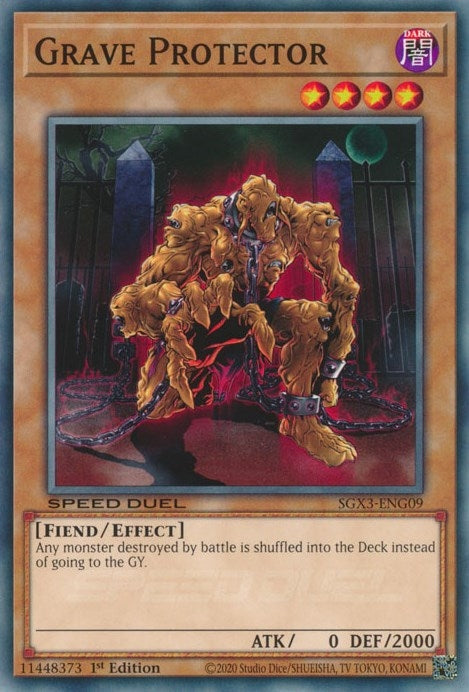 Grave Protector (309) (SGX3) - YuGiOh Single