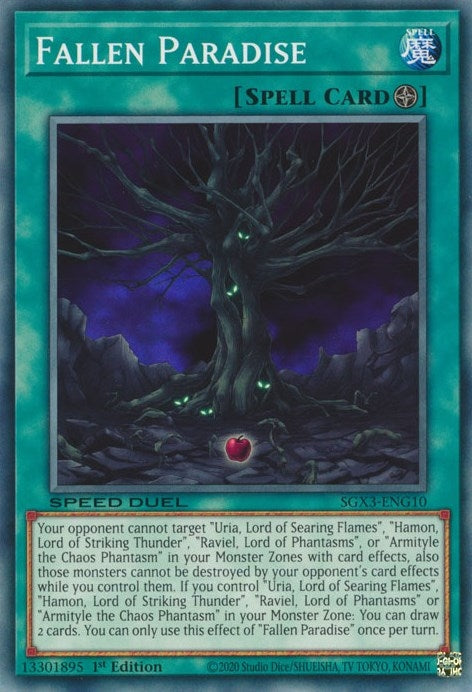 Fallen Paradise (310) (SGX3) - YuGiOh Single