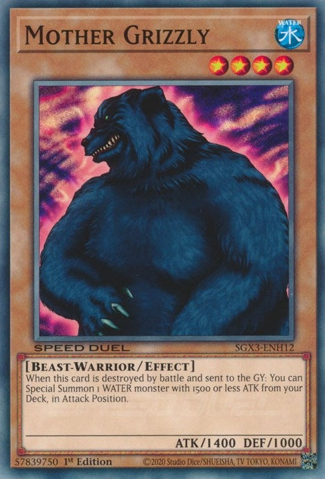 Mother Grizzly (312) (SGX3) - YuGiOh Single