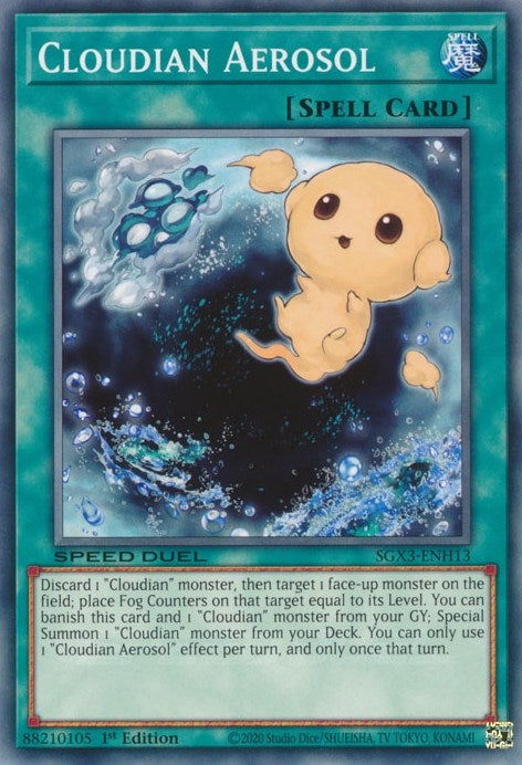 Cloudian Aerosol (313) (SGX3) - YuGiOh Single