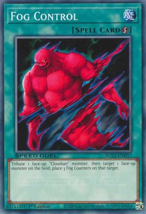 Fog Control (317) (SGX3) - YuGiOh Single