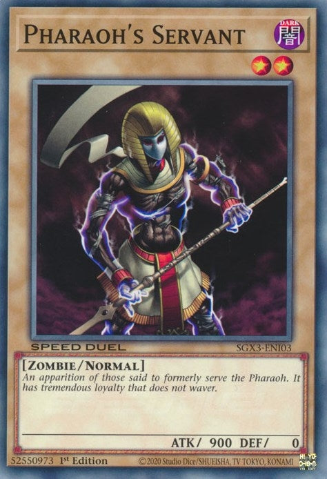 Pharaoh’s Servant (303) (SGX3) - YuGiOh Single
