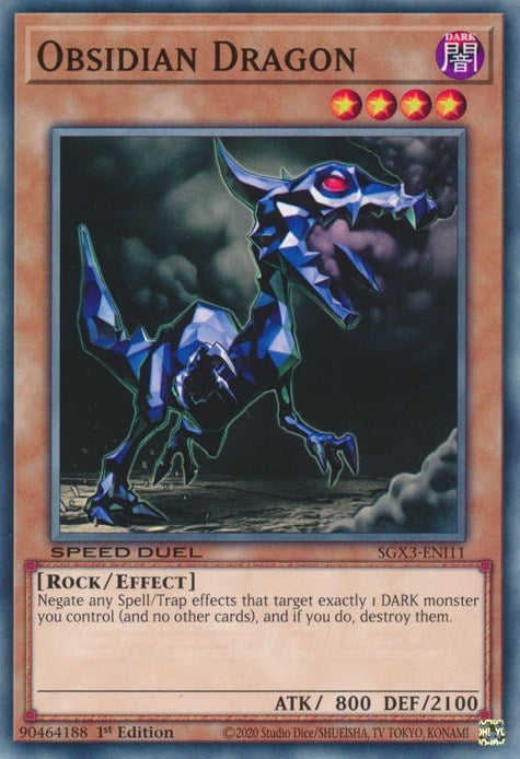 Obsidian Dragon (311) (SGX3) - YuGiOh Single